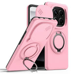 Magnetic Case for Xiaomi Poco X7 5G / Redmi Note 14 Pro 4G / 14 Pro 5G / 14 Pro+ 5G Ring Kickstand Slide Camera Cover TPU PC Hybrid Phone Shell