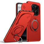 Magnetic Case for Xiaomi Poco X7 5G / Redmi Note 14 Pro 4G / 14 Pro 5G / 14 Pro+ 5G Ring Kickstand Slide Camera Cover TPU PC Hybrid Phone Shell