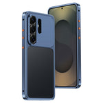 Til Samsung Galaxy S26 Ultra Metalramme-cover Magnetisk Klik-på-ramme PC Udhulet Bagside Varmeafledning Stødsikkert Cover