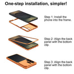 Til Samsung Galaxy S26 Ultra Metalramme-cover Magnetisk Klik-på-ramme PC Udhulet Bagside Varmeafledning Stødsikkert Cover