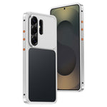 Til Samsung Galaxy S26 Ultra Metalramme-cover Magnetisk Klik-på-ramme PC Udhulet Bagside Varmeafledning Stødsikkert Cover