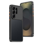 Til Samsung Galaxy S26 Ultra Metalramme-cover Magnetisk Klik-på-ramme PC Udhulet Bagside Varmeafledning Stødsikkert Cover