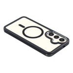 Samsung Galaxy S26-magnetisk etui, TPU, klar akryl, aftageligt 2-i-1-beskyttende mobilcover