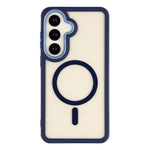 Samsung Galaxy S26-magnetisk etui, TPU, klar akryl, aftageligt 2-i-1-beskyttende mobilcover