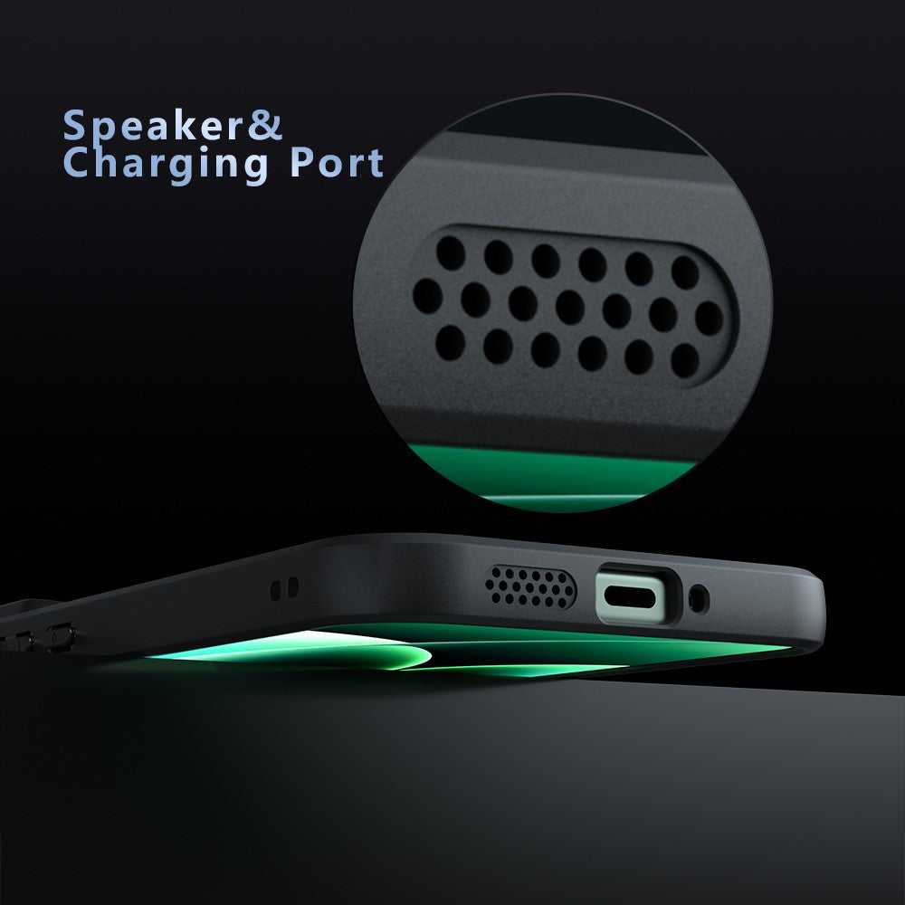 Xiaomi 17 Pro Max mat, silkeblødt magnetisk skal med 360° roterende stativ, stødsikkert TPU + PC-mobilcover