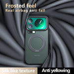 For Xiaomi 17 Pro Max Matte Skin-touch Magnetic Case 360° Rotating Kickstand Shockproof TPU + PC Phone Cover