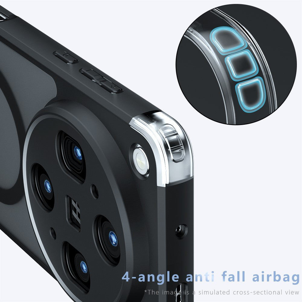 For Oppo Find X9 Ultra 5G Matte Skin-touch Magnetic Case 360° Rotating Kickstand Shockproof TPU + PC Phone Cover