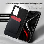 QIALINO For Samsung Galaxy S26 Case View Window Genuine Cow Leather Flip Phone Cover (APP Version)