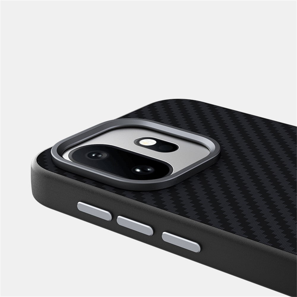 ABEEL För OnePlus 15T 5G Magnetiskt Skal Brett Kolfiberstruktur mobil Baksida