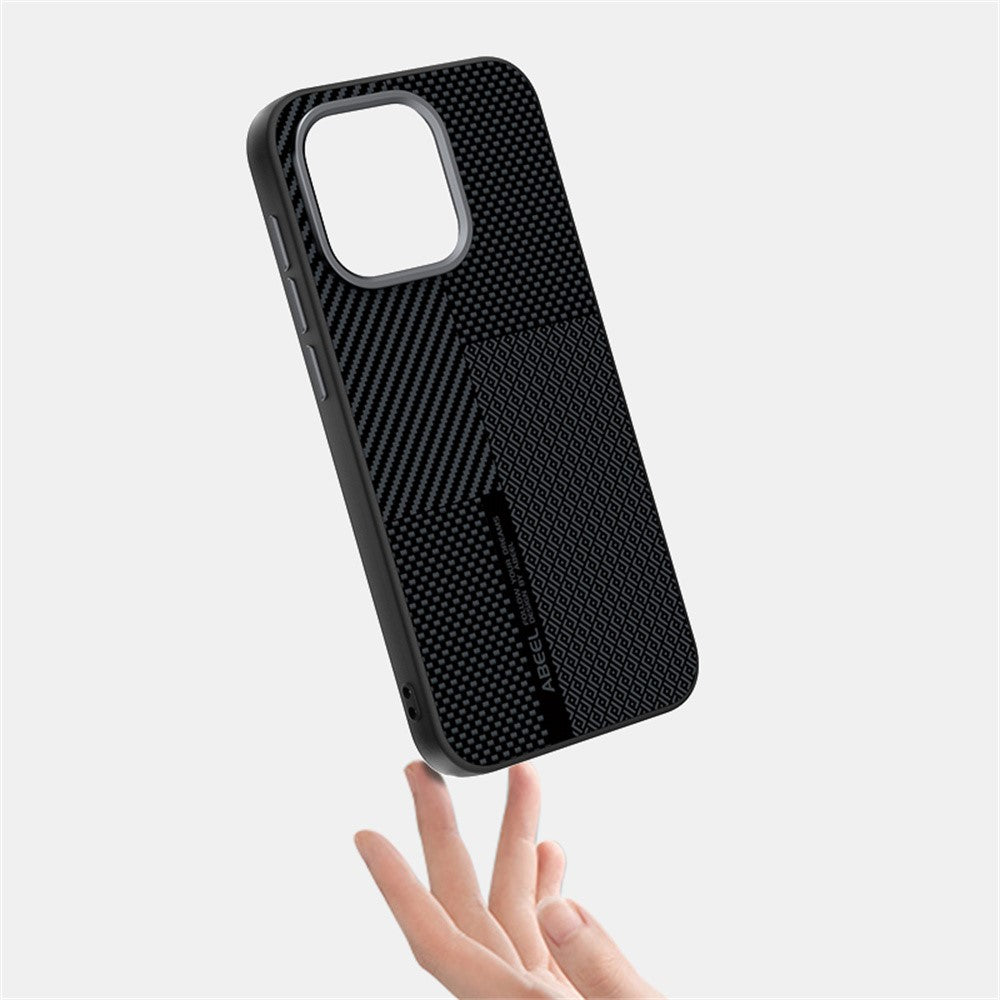 ABEEL För OnePlus 15T 5G Magnetiskt Skal Ultratunt 6D-tryckt Stötsäkert TPU PC Aluminiumlegering Läder mobilskal