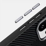 ABEEL För OnePlus 15T 5G Magnetiskt Skal Ultratunt 6D-tryckt Stötsäkert TPU PC Aluminiumlegering Läder mobilskal