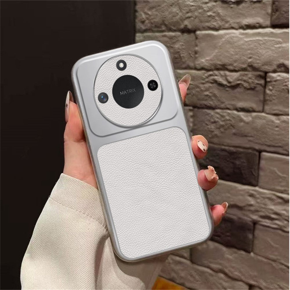 Case For Honor Magic8 Lite 5G  /  X70 5G  /  X9d 5G PU Leather Texture Shockproof TPU Protective Phone Cover