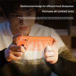 For iPhone 17 Pro Max Magnetic Case with 360° Rotating Ring Kickstand Heat Dissipation Honeycomb PC TPU Cover Compatible with Magsafe
