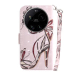 For Xiaomi 17 Ultra 5G Case Pattern Printing Leather Wallet Phone Cover with Wrist Strap