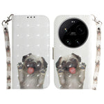 For Xiaomi 17 Ultra 5G Case Pattern Printing Leather Wallet Phone Cover with Wrist Strap