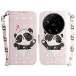 For Xiaomi 17 Ultra 5G Case Pattern Printing Leather Wallet Phone Cover with Wrist Strap