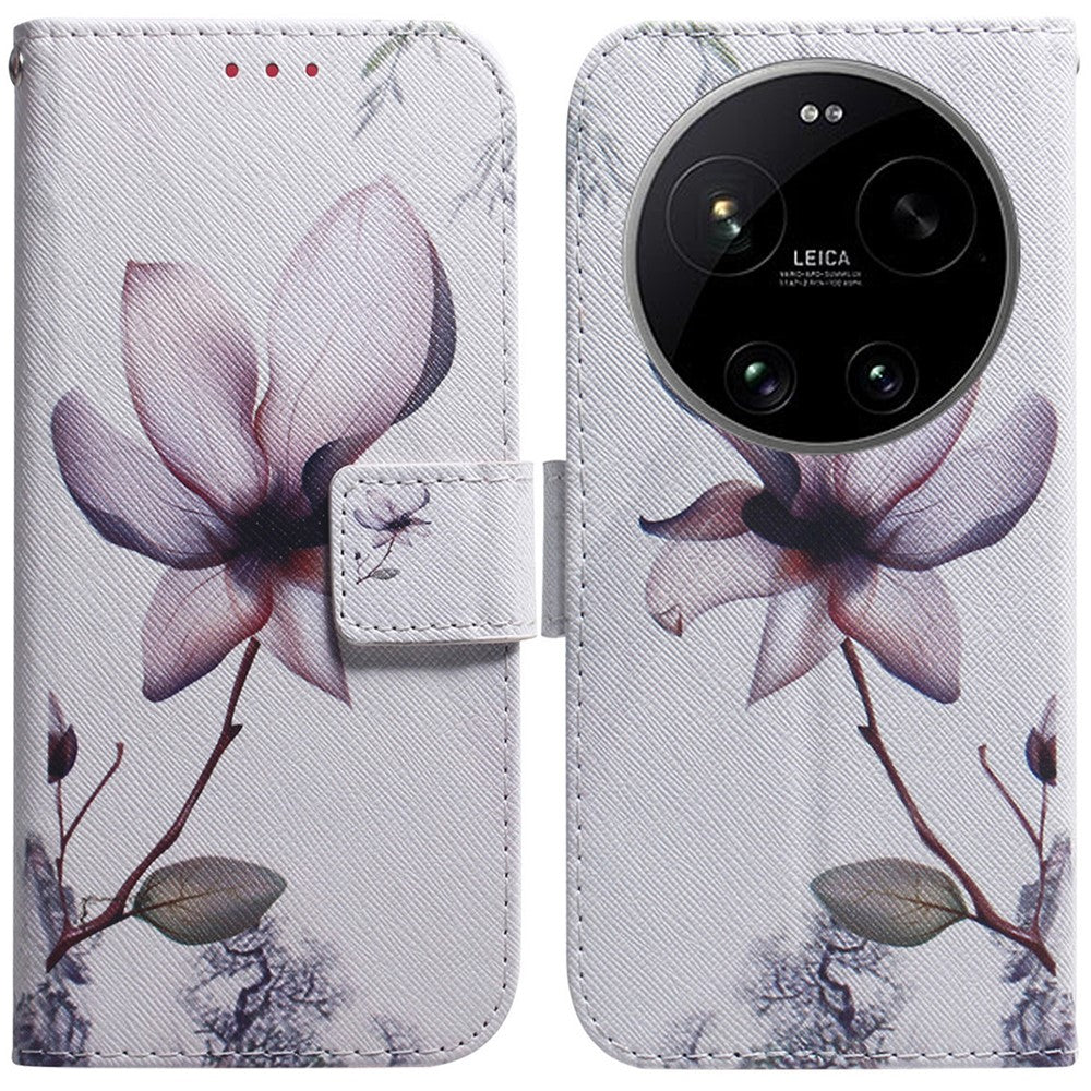 Xiaomi 17 Ultra 5G Plånboksfodral Mönstertryck Lädermobilfodral