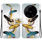 For Xiaomi 17 Ultra 5G Case Pattern Printing Leather Flip Wallet Phone Cover with Lanyard