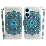 For Xiaomi Poco X8 Pro 5G / Redmi Turbo 5 5G Case Pattern Printing Leather Wallet Phone Cover with Wrist Strap