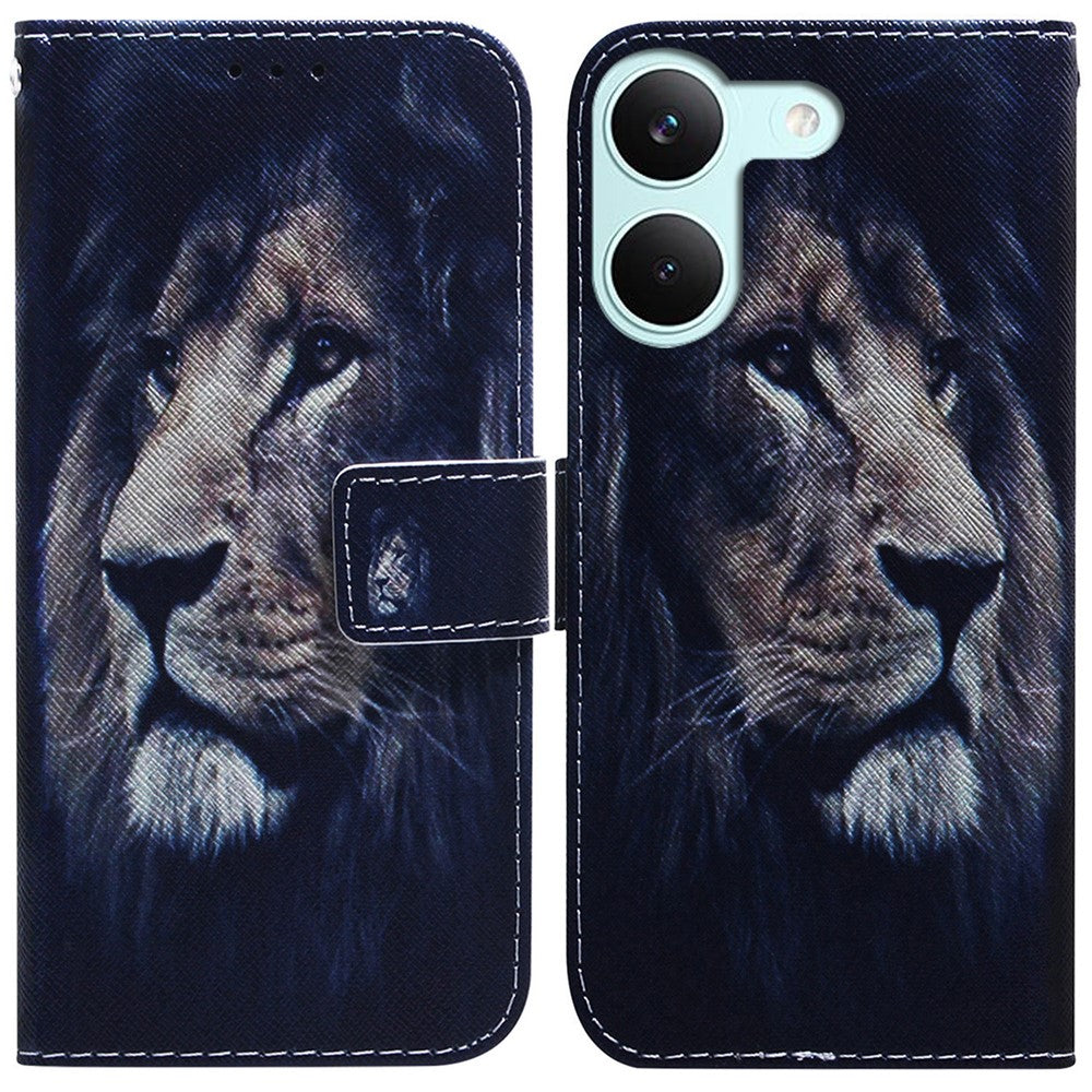 For Xiaomi Poco X8 Pro 5G / Redmi Turbo 5 5G Wallet Case Pattern Print Leather Phone Cover