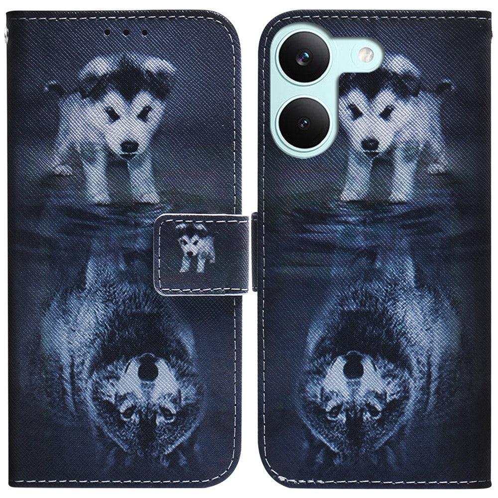 For Xiaomi Poco X8 Pro 5G / Redmi Turbo 5 5G Wallet Case Pattern Print Leather Phone Cover