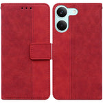 Case For Xiaomi Poco X8 Pro 5G  /  Redmi Turbo 5 5G Geometry Pattern Leather Wallet Phone Cover with Wrist Strap