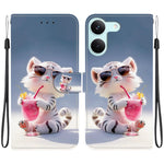 For Xiaomi Redmi Turbo 5 5G  /  Poco X8 Pro 5G Case Pattern Printing Leather Flip Wallet Phone Cover with Lanyard