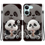 For Xiaomi Redmi Turbo 5 5G  /  Poco X8 Pro 5G Leather Case Stand Wallet Pattern Printing Phone Cover with Wrist Strap
