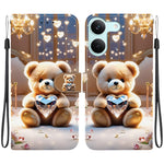 For Xiaomi Redmi Turbo 5 5G  /  Poco X8 Pro 5G Leather Case Stand Wallet Pattern Printing Phone Cover with Wrist Strap