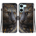 For Xiaomi Redmi Turbo 5 5G  /  Poco X8 Pro 5G Leather Case Stand Wallet Pattern Printing Phone Cover with Wrist Strap
