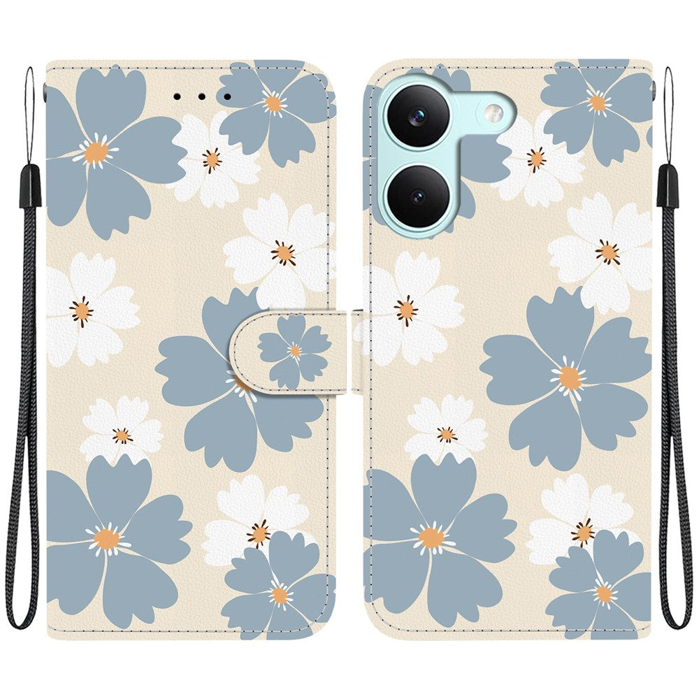 For Xiaomi Redmi Turbo 5 5G  /  Poco X8 Pro 5G Wallet Case Pattern Printing Leather Stand Phone Cover with Strap