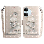 For Xiaomi Poco X8 Pro Max 5G / Redmi Turbo 5 Max 5G Case Pattern Printing Leather Wallet Phone Cover with Wrist Strap