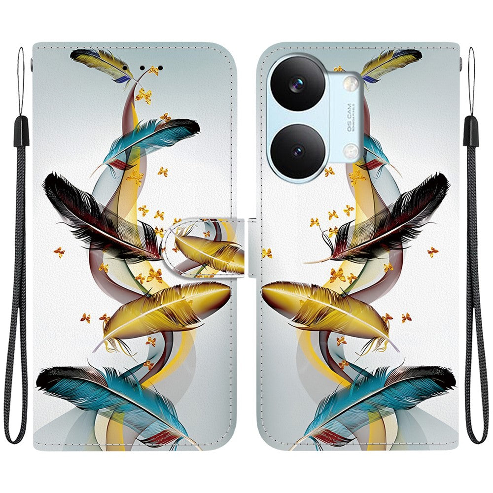 For Xiaomi Redmi Turbo 5 Max 5G  /  Poco X8 Pro Max 5G Case Pattern Printing Leather Flip Wallet Phone Cover with Lanyard