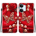 For Xiaomi Redmi Turbo 5 Max 5G  /  Poco X8 Pro Max 5G Leather Case Stand Wallet Pattern Printing Phone Cover with Wrist Strap