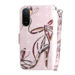 Pattern Printing Case for Xiaomi Poco C85x 5G / Redmi A7 Pro 4G (171.56mm) / Redmi A7 Pro 5G Leather Wallet Phone Cover with Wrist Strap