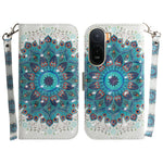 Pattern Printing Case for Xiaomi Poco C85x 5G / Redmi A7 Pro 4G (171.56mm) / Redmi A7 Pro 5G Leather Wallet Phone Cover with Wrist Strap
