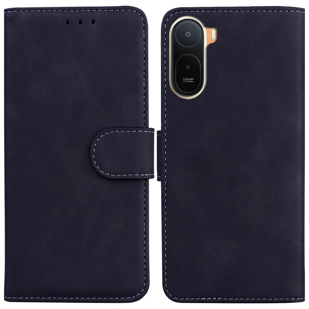 Case For Xiaomi Poco C85x 5G / Redmi A7 Pro 4G (171.56mm) / Redmi A7 Pro 5G Solid Color Leather Wallet Phone Cover