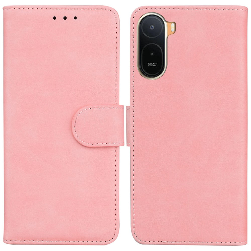 Case For Xiaomi Poco C85x 5G / Redmi A7 Pro 4G (171.56mm) / Redmi A7 Pro 5G Solid Color Leather Wallet Phone Cover