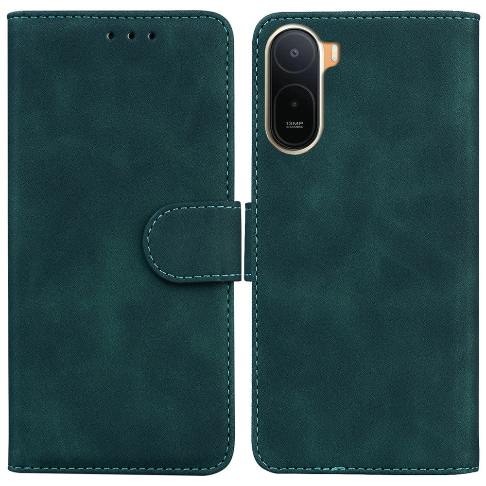 Case For Xiaomi Poco C85x 5G / Redmi A7 Pro 4G (171.56mm) / Redmi A7 Pro 5G Solid Color Leather Wallet Phone Cover