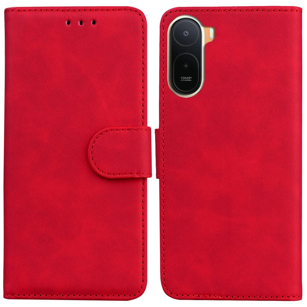 Case For Xiaomi Poco C85x 5G / Redmi A7 Pro 4G (171.56mm) / Redmi A7 Pro 5G Solid Color Leather Wallet Phone Cover
