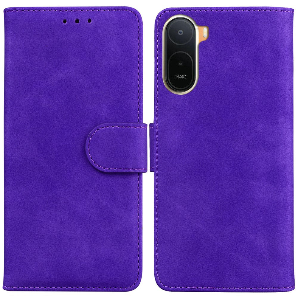Case For Xiaomi Poco C85x 5G / Redmi A7 Pro 4G (171.56mm) / Redmi A7 Pro 5G Solid Color Leather Wallet Phone Cover