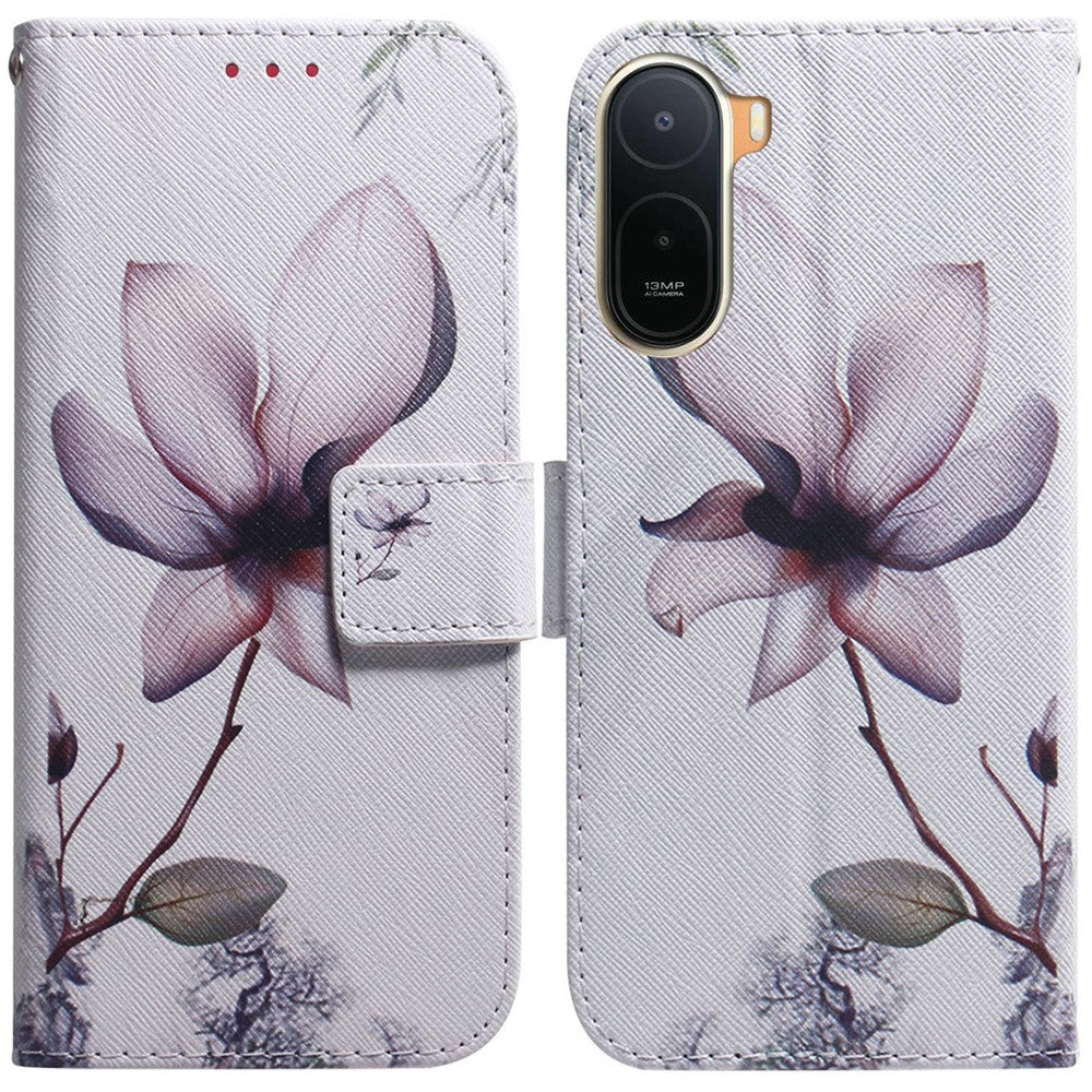 Wallet Case for Xiaomi Poco C85x 5G / Redmi A7 Pro 4G (171.56mm) / Redmi A7 Pro 5G Pattern Print Leather Phone Cover