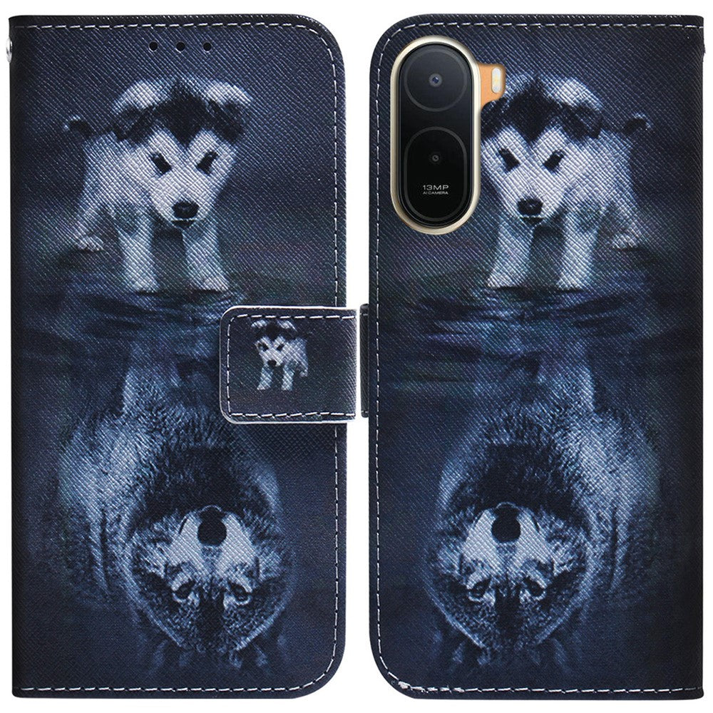 Wallet Case for Xiaomi Poco C85x 5G / Redmi A7 Pro 4G (171.56mm) / Redmi A7 Pro 5G Pattern Print Leather Phone Cover