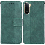 Case For Xiaomi Poco C85x 5G / Redmi A7 Pro 4G (171.56mm) / Redmi A7 Pro 5G Geometry Pattern Leather Wallet Phone Cover with Wrist Strap