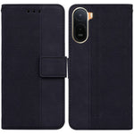 Case For Xiaomi Poco C85x 5G / Redmi A7 Pro 4G (171.56mm) / Redmi A7 Pro 5G Geometry Pattern Leather Wallet Phone Cover with Wrist Strap