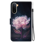Wallet Phone Case for Xiaomi Poco C85x 5G / Redmi A7 Pro 4G (171.56mm) / Redmi A7 Pro 5G Anti-Drop Pattern Printing Leather Flip Cover with Strap