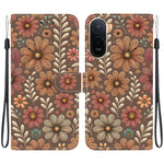 Plånboksfodral för Xiaomi Poco C85x 5G / Redmi A7 Pro 4G (171.56mm) / Redmi A7 Pro 5G Mönstertryck Läderfodral med Stativ och Rem