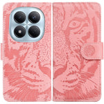 Xiaomi Redmi Note 15 Pro 4G (Global) Fodral Tiger Imprint Läderplånboksfodral