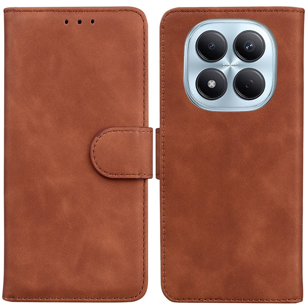 For Xiaomi Redmi Note 15 Pro 4G (Global) Case Solid Color Leather Wallet Phone Cover