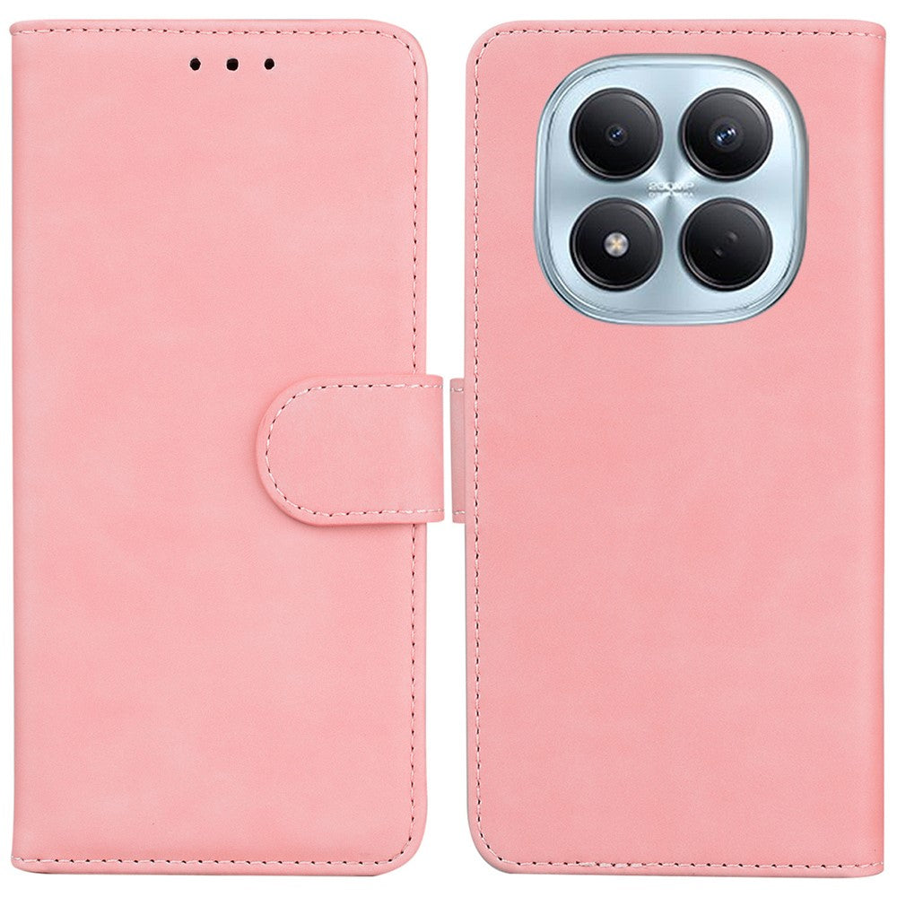 For Xiaomi Redmi Note 15 Pro 4G (Global) Case Solid Color Leather Wallet Phone Cover